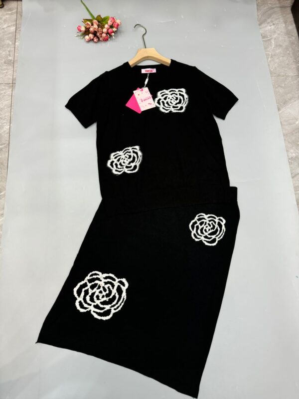 Bloom Chic Two-Piece Knit Set