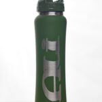 Insulated Water Bottle with 2-in-1 Straw and Spout Lid, Keep Cold 24H, Leak-Proof, Fits in Car Cup Holder, Stainless Steel Water Bottle for Sports, Travel, and School