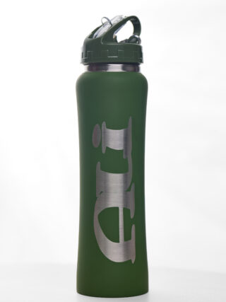 Insulated Water Bottle with 2-in-1 Straw and Spout Lid, Keep Cold 24H, Leak-Proof, Fits in Car Cup Holder, Stainless Steel Water Bottle for Sports, Travel, and School