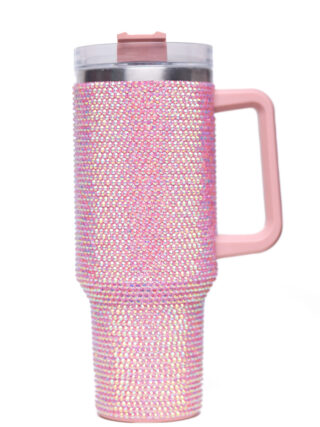 Glitter Bling Insulated Cup with Lid, Hot & Cold Drink Travel Mug