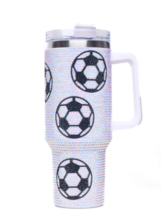Glitter Bling Insulated Cup with Lid, Hot & Cold Drink Travel Mug