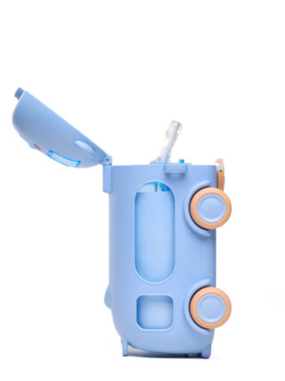 Bus Water Bottle 500ml Car Water Cup with Straw