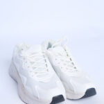 Women Casual Sport Shoes Mesh Breathable Color-Blocking Lightweight Casual Sneakers, White