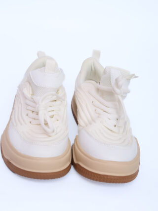 Women Minimalist Lace Up Front Skate Shoes, Sporty Outdoor Sneakers